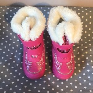 Pink Winter Boots